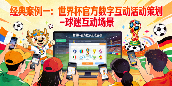 经典案例一：世界杯官方数字互动活动策划 - 球迷互动场景